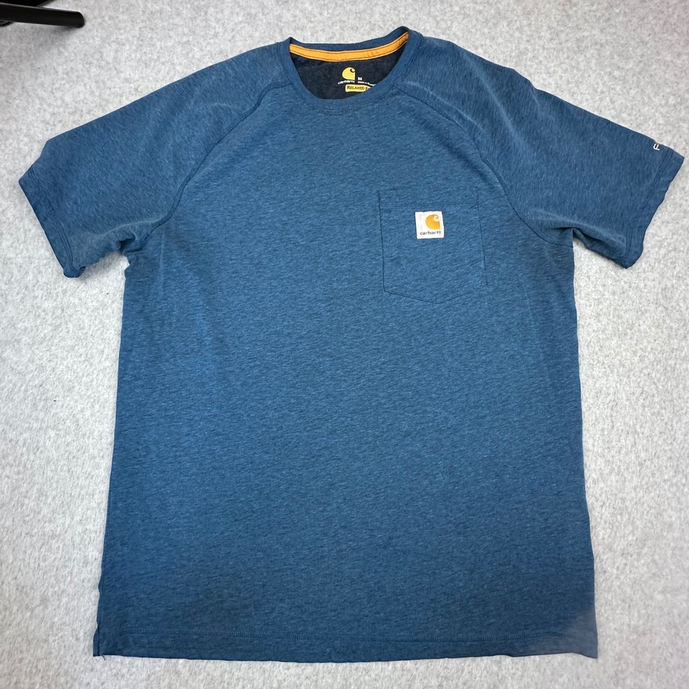 Carhartt Force Relaxed Fit Mens Medium Bluestone (Retired) Pocket T-Shirt